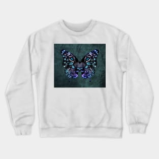 Butterfly and tiger Crewneck Sweatshirt